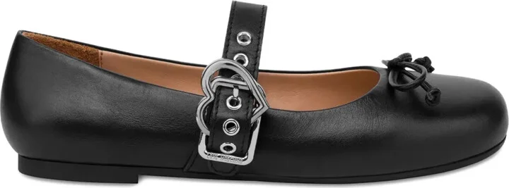 Leather Ballerina Shoes