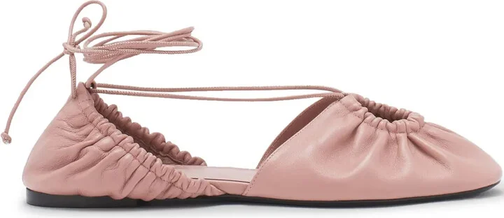Leather Ballerina Shoes