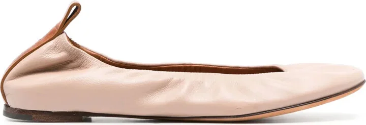 Leather Ballerina Shoes