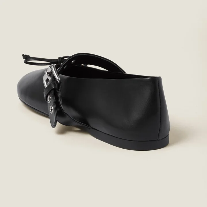 Leather ballerinas - Image 3