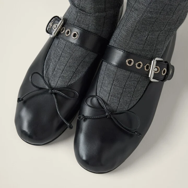 Leather ballerinas - Image 5