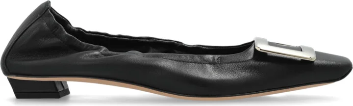 Leather Ballerinas ‘Belle Vivier’, , - Black