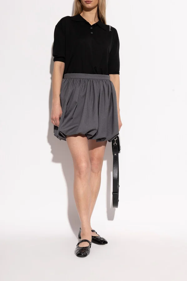 Leather Ballerinas, , - Black - Image 2