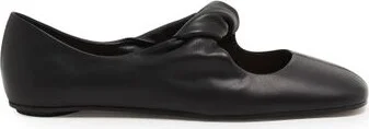 Leather ballerinas