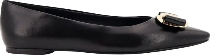 Leather Ballerinas With Iconic Vara Bow