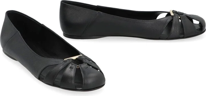 Leather Ballet Flats - Image 3