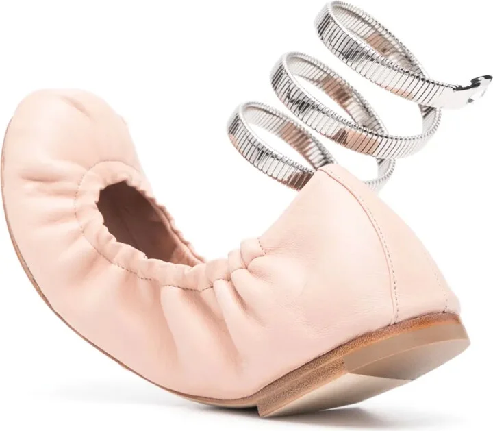 Leather Ballet Flats - Image 3