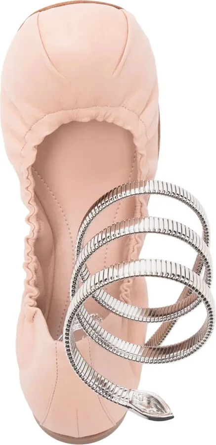 Leather Ballet Flats - Image 4