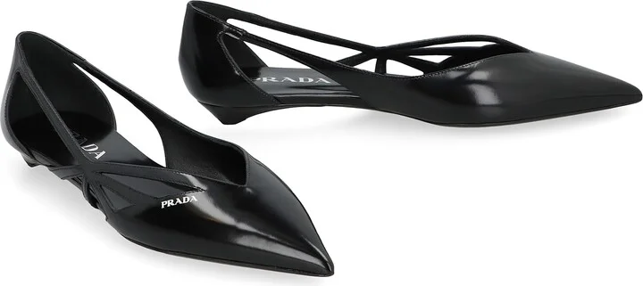 Leather Ballet Flats - Image 3