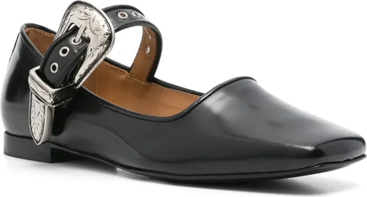 Leather Ballet Flats - Image 2