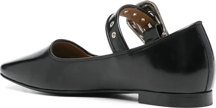 Leather Ballet Flats - Image 3