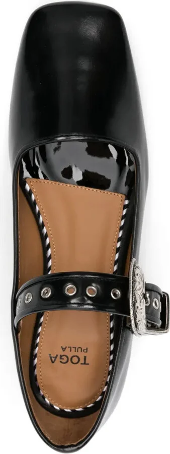 Leather Ballet Flats - Image 4