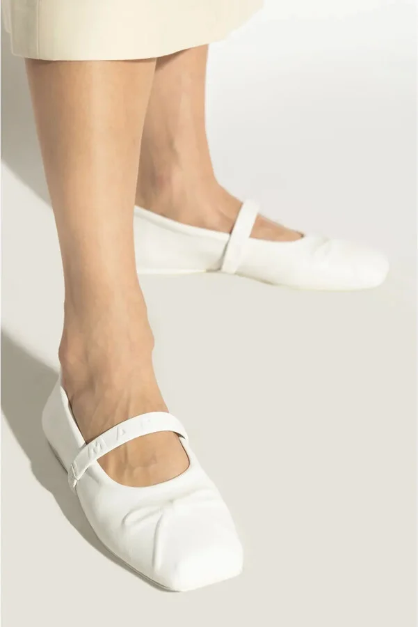 Leather Ballet Flats - Image 2