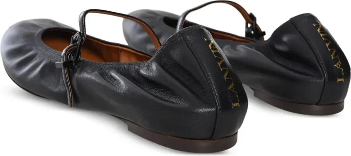 Leather Ballet Flats - Image 3
