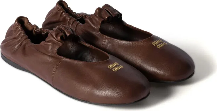 Leather Ballet Flats - Image 2