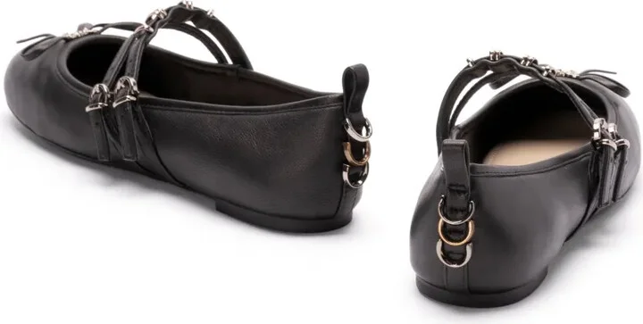 Leather Ballet Flats - Image 4