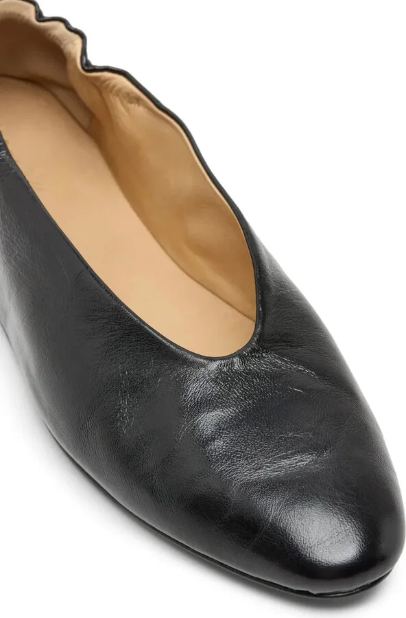 Leather Ballet Flats - Image 4