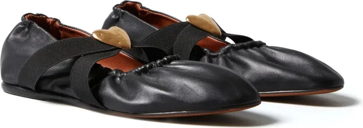 Leather Ballet Flats - Image 2