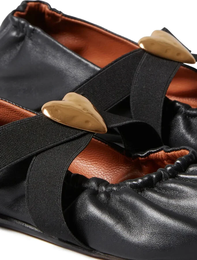 Leather Ballet Flats - Image 5