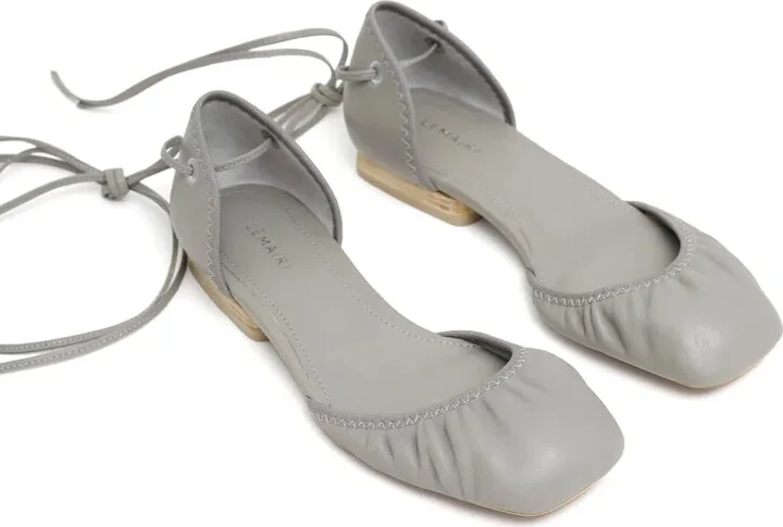 Leather Ballet Flats - Image 2