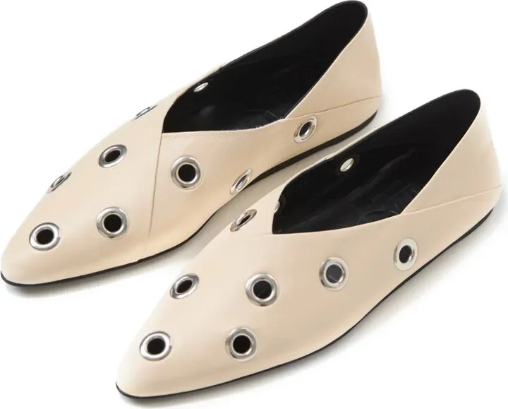 Leather Ballet Flats - Image 2