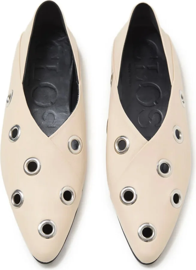 Leather Ballet Flats - Image 3