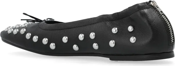 Leather Ballet Flats - Image 3