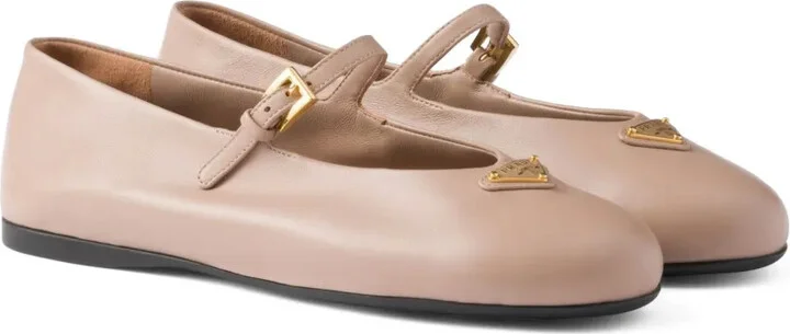 Leather Ballet Flats - Image 2