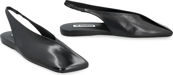 Leather Ballet Flats - Image 3