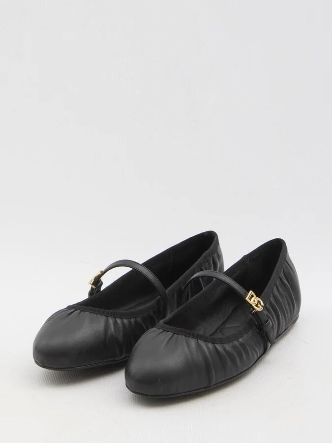 Leather Ballet Flats - Image 2