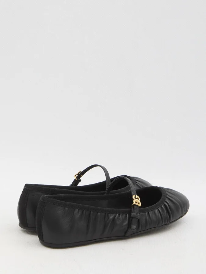 Leather Ballet Flats - Image 3