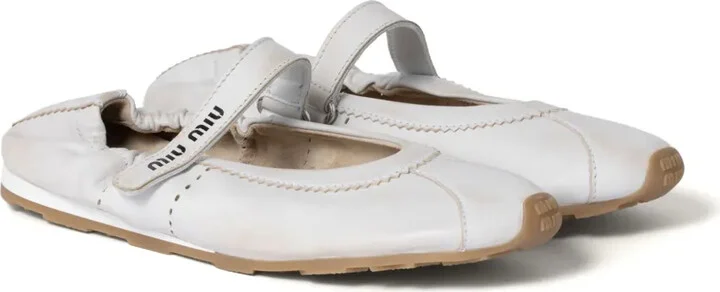 Leather Ballet Flats - Image 2