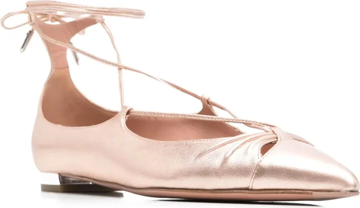 Leather Ballet Flats - Image 2