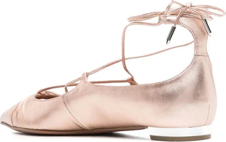 Leather Ballet Flats - Image 3