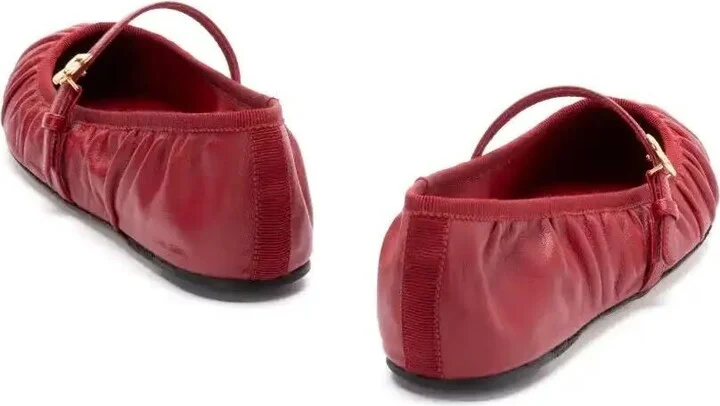 Leather Ballet Flats - Image 4