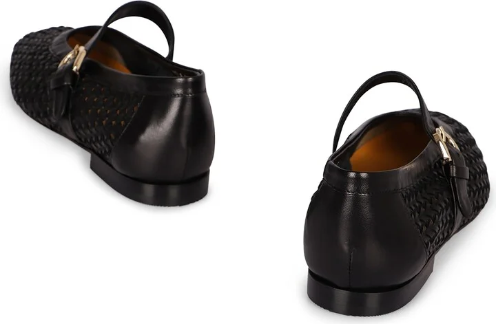 Leather Ballet Flats - Image 4