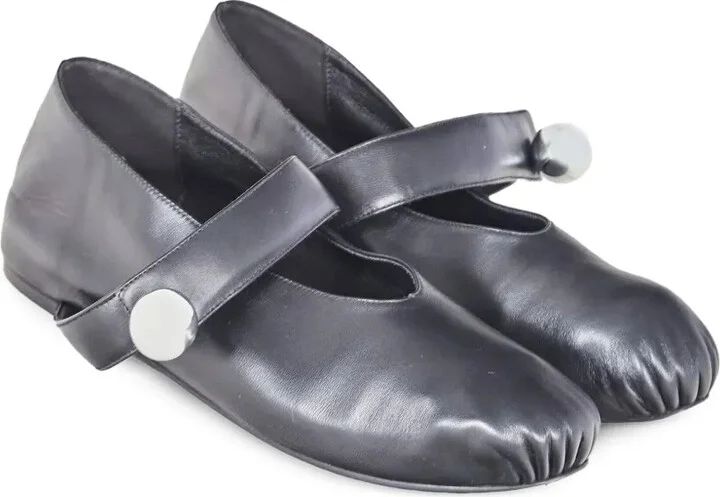 Leather Ballet Flats - Image 2
