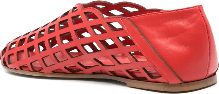 Leather Ballet Flats - Image 3