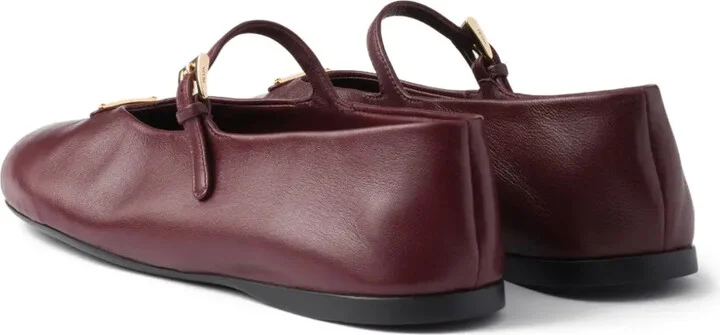 Leather Ballet Flats - Image 3