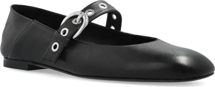 Leather Ballet Flats - Image 2