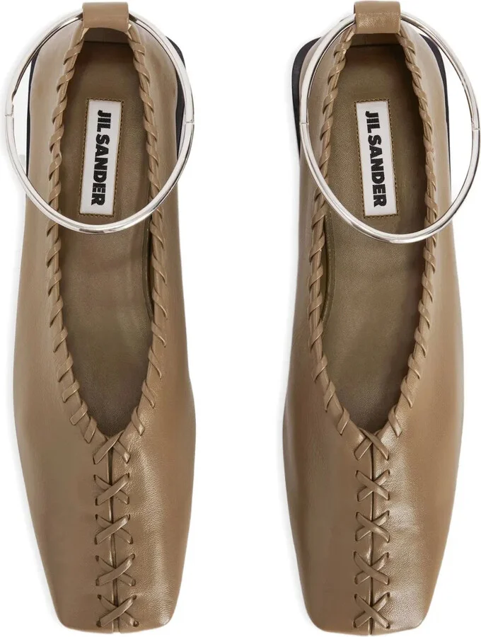 Leather Ballet Flats - Image 4