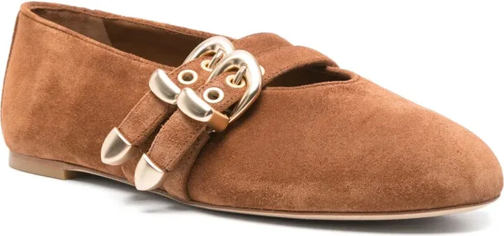 Leather Ballet Flats - Image 2