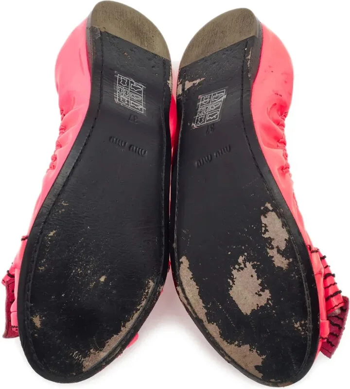 Leather Ballet Flats - Image 4
