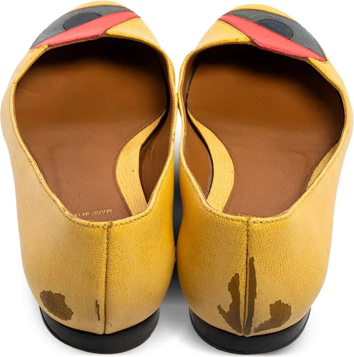 Leather Ballet Flats - Image 3