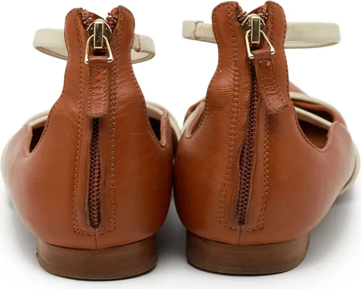 Leather Ballet Flats - Image 3