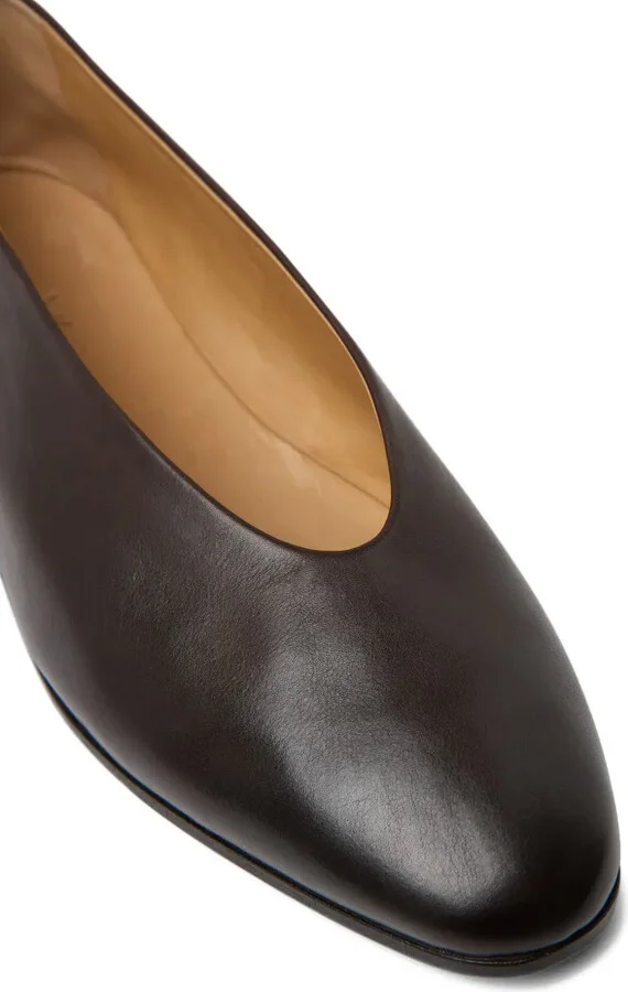 Leather Ballet Flats - Image 4