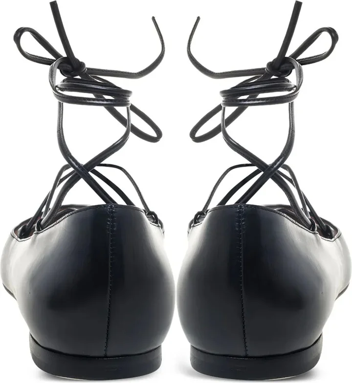 Leather Ballet Flats - Image 3
