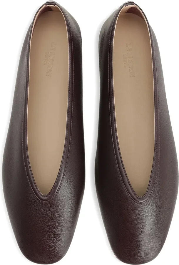 Leather Ballet Flats - Image 2