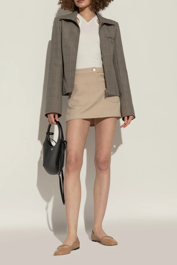 Leather Ballet Flats 'Elisa', , - Beige - Image 2