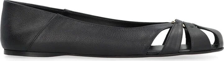 Leather Ballet Flats